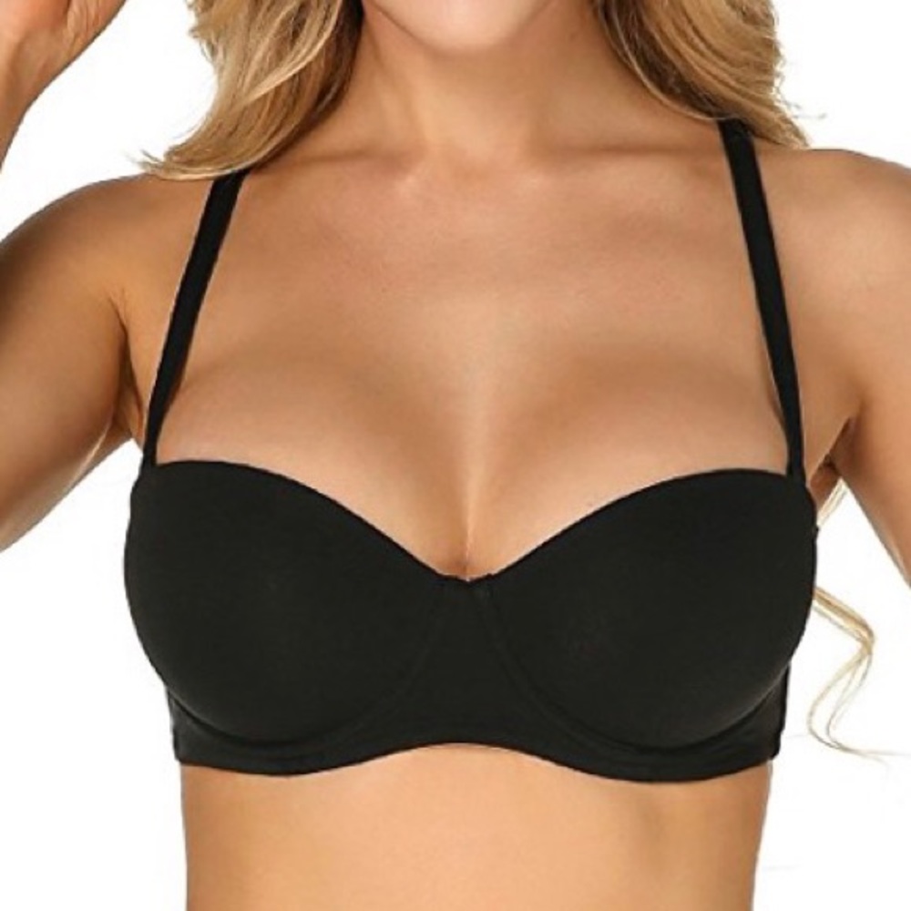 Black Demi T-shirt Bra 40E (DD)
